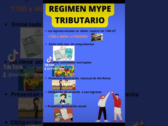Diferencias entre Régimen MYPE Tributario y Régimen General
