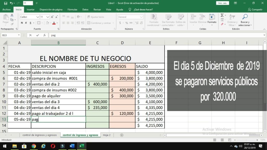 Cómo hacer la contabilidad de un emprendimiento online