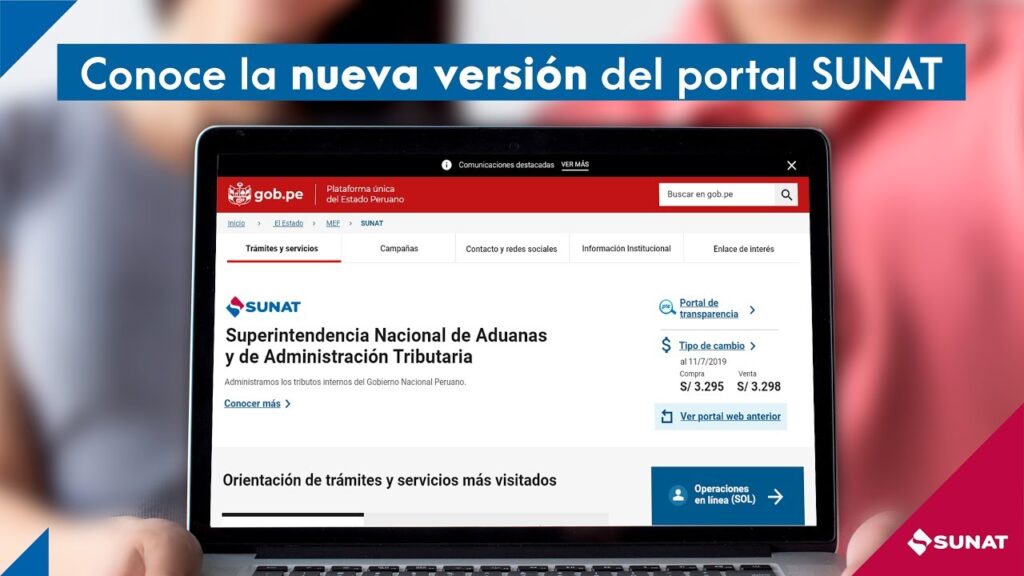 Cómo utilizar el portal de SUNAT operaciones en línea