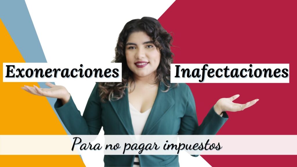Diferencias entre exoneración e inafectación tributaria