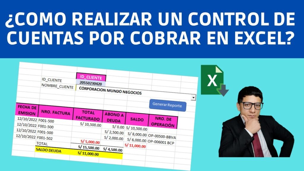 Cómo llevar un control de cuentas por cobrar eficiente