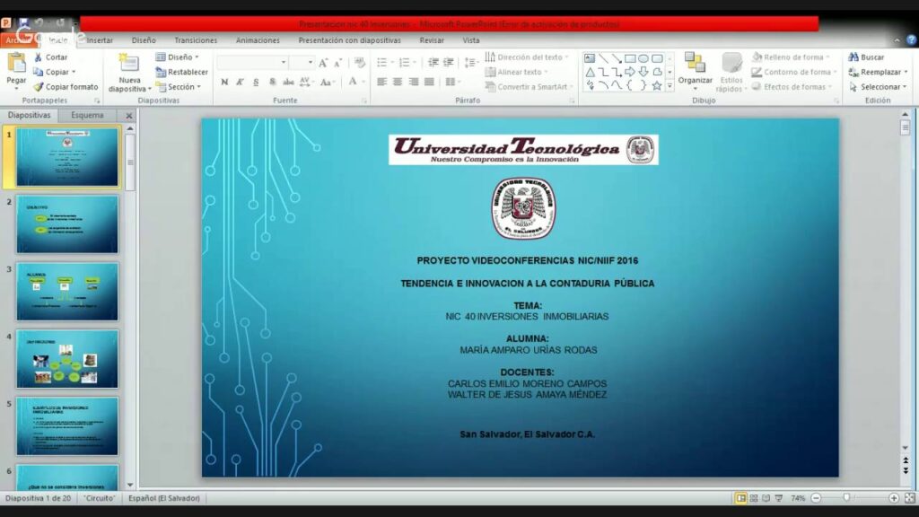 Tratamiento contable de inversiones inmobiliarias bajo NIIF 40