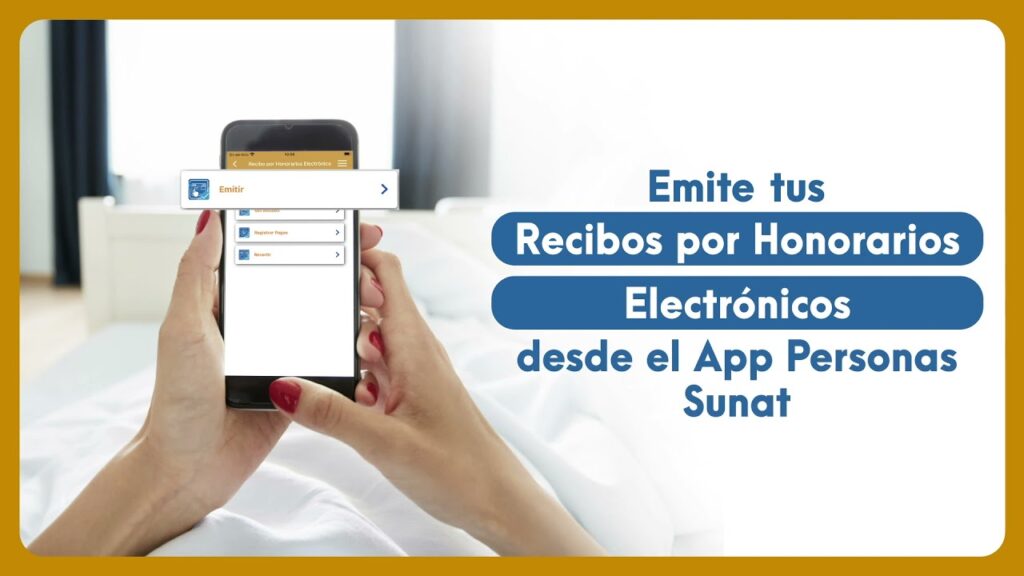 Pasos para emitir un recibo por honorarios desde tu celular