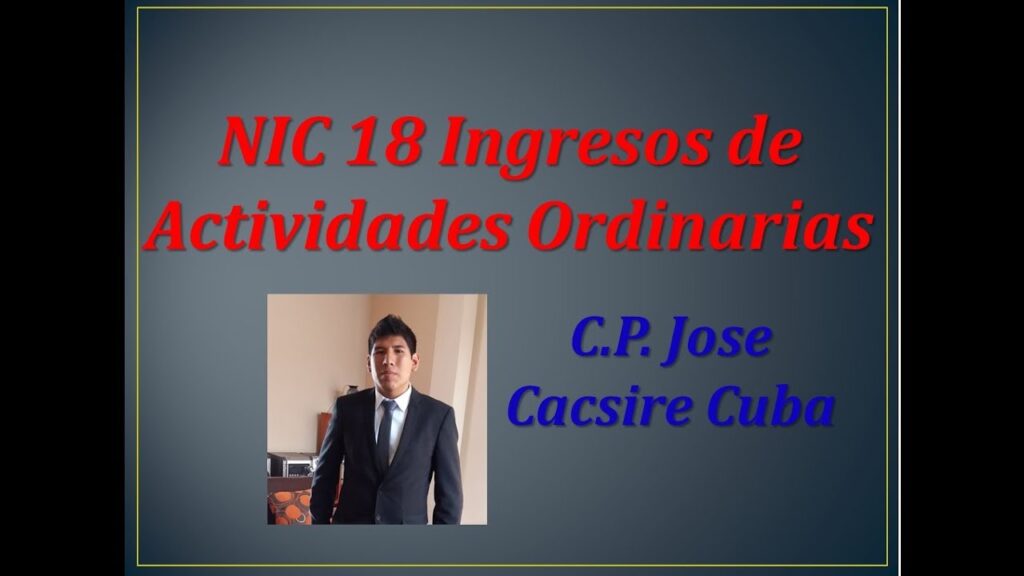 Reconocimiento de ingresos de intereses bajo NIC 18