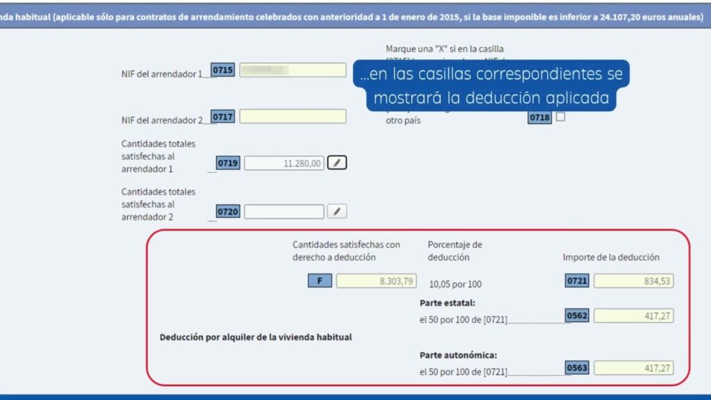 Cómo declarar alquileres en la renta anual