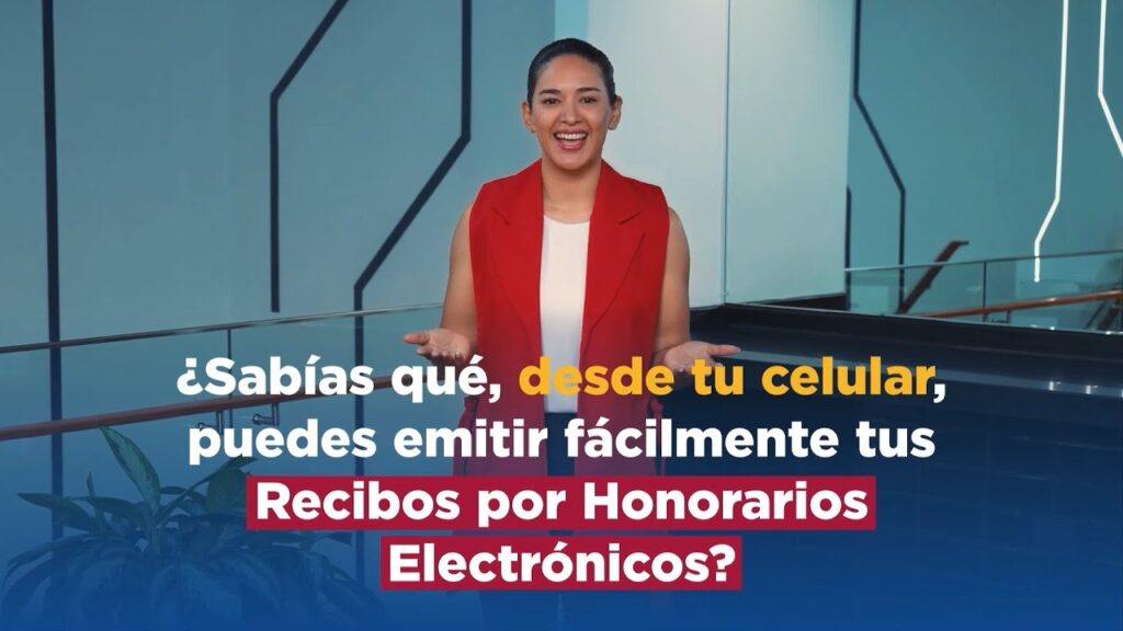 Pasos para emitir un recibo por honorarios desde tu celular